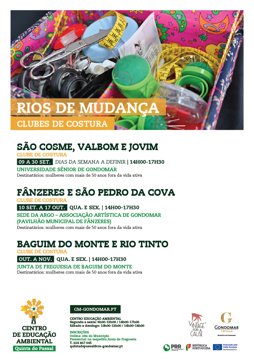 Rios de Mudança, Clubes de Costura