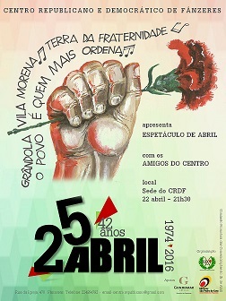 cartaz ESPETAC.MUSICA 25Abril